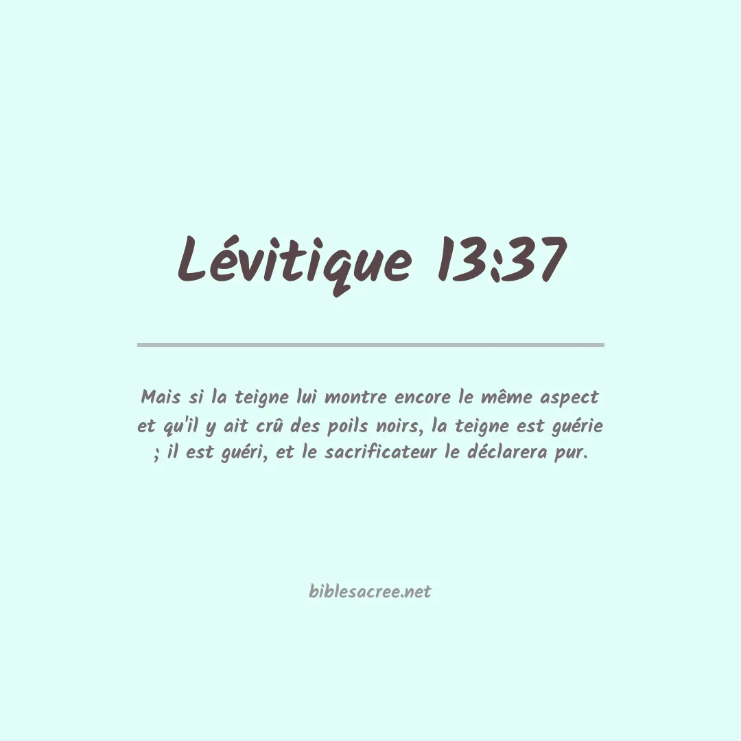 Lévitique - 13:37