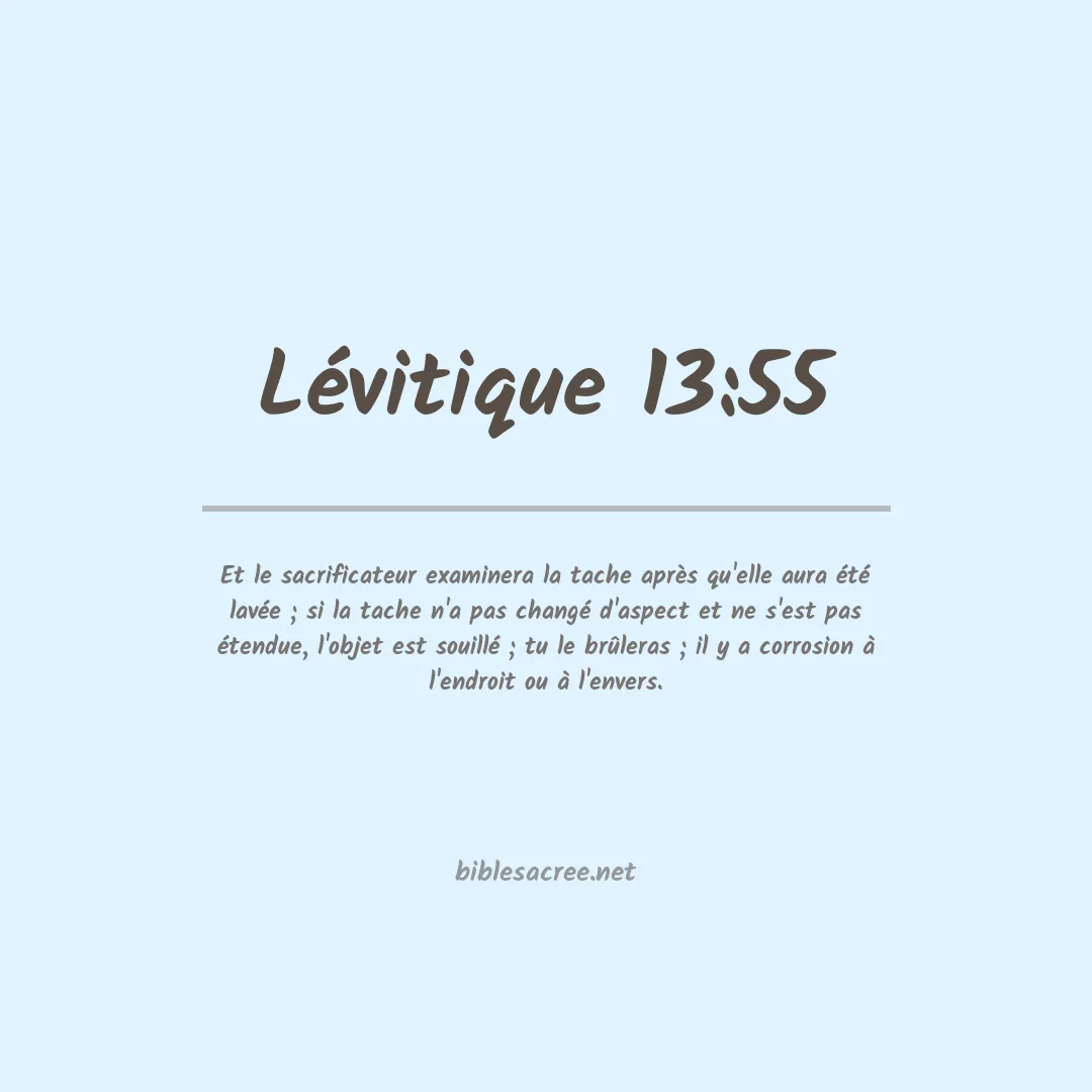 Lévitique - 13:55