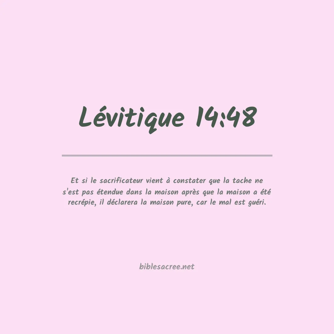 Lévitique - 14:48