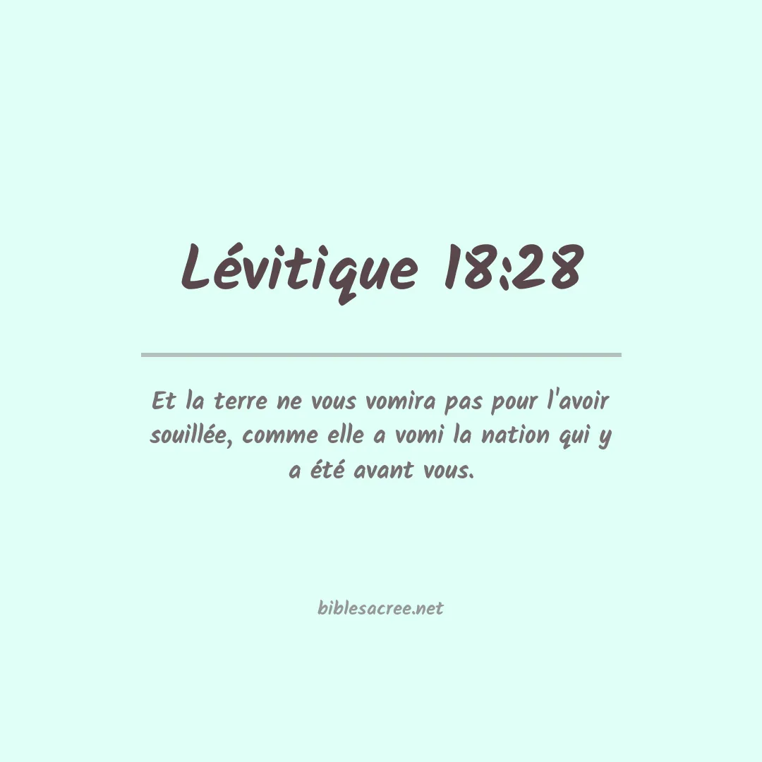 Lévitique - 18:28