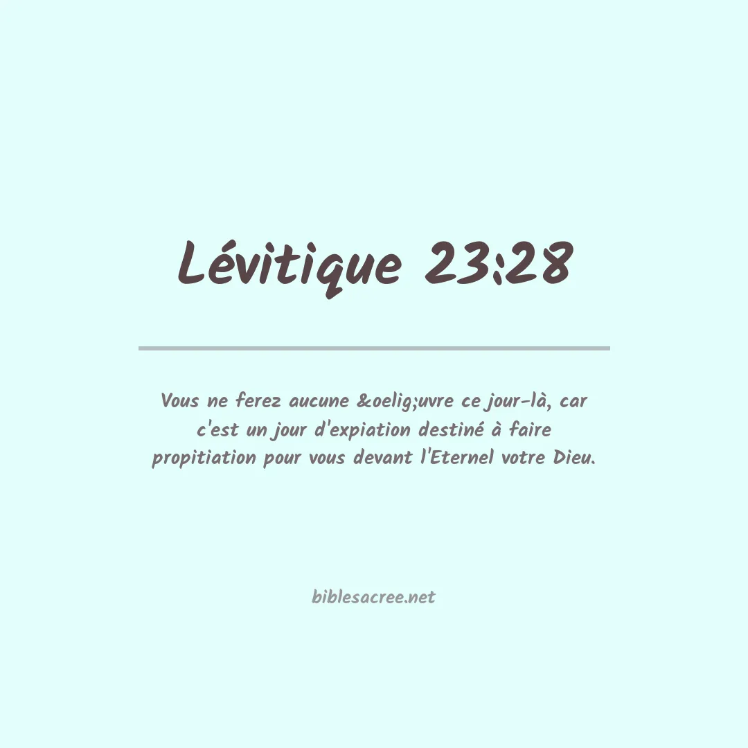 Lévitique - 23:28