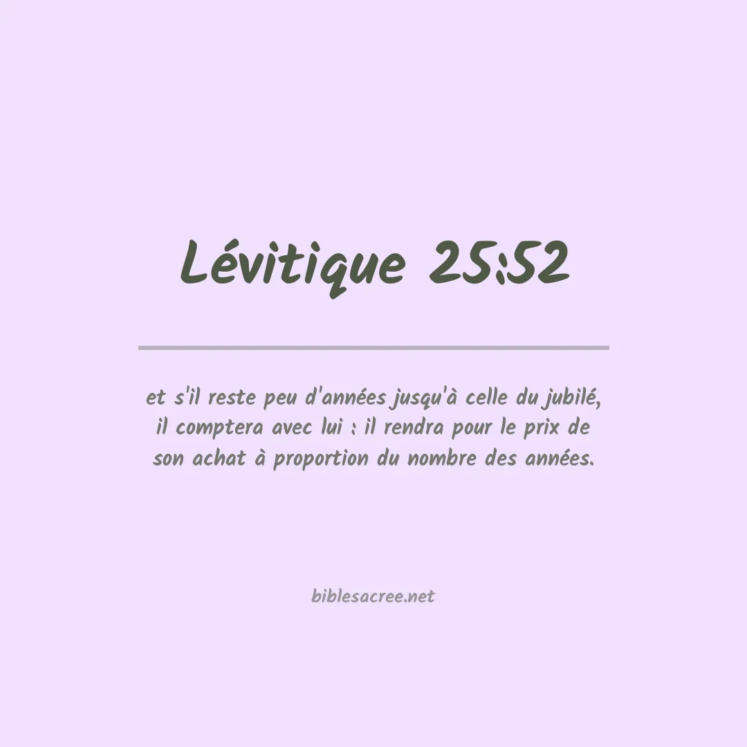 Lévitique - 25:52