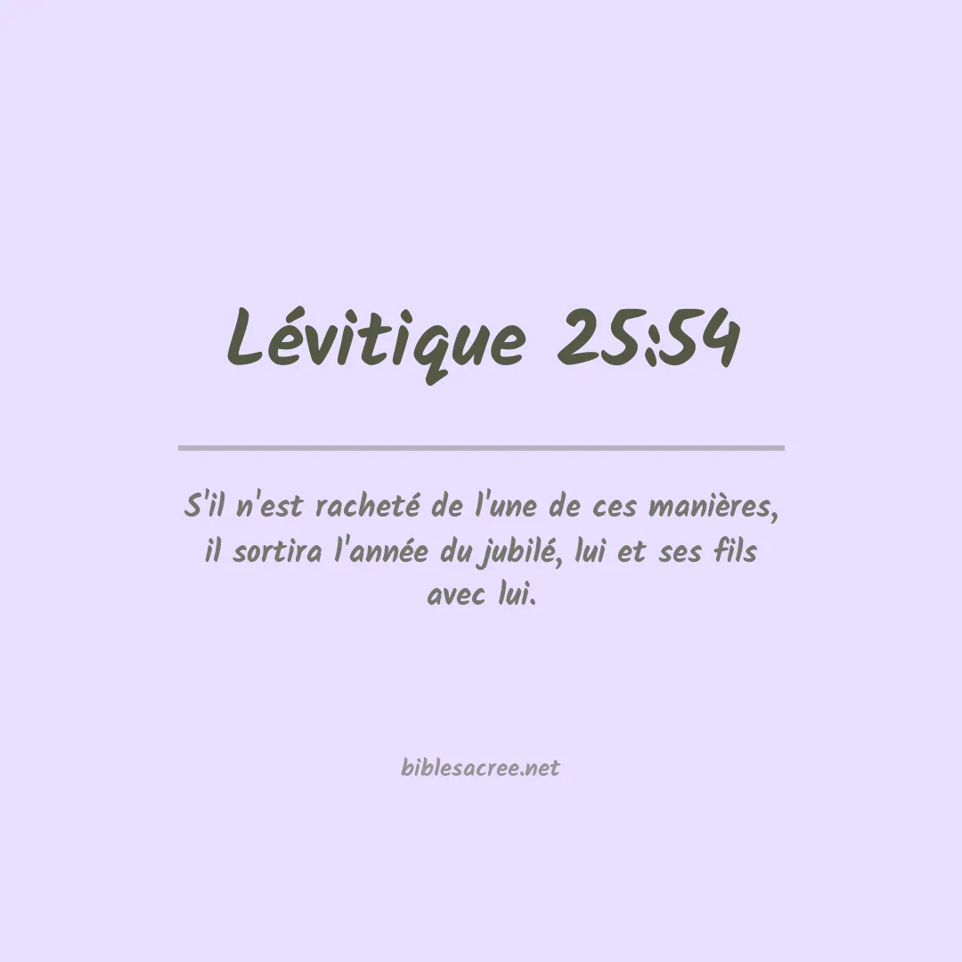 Lévitique - 25:54