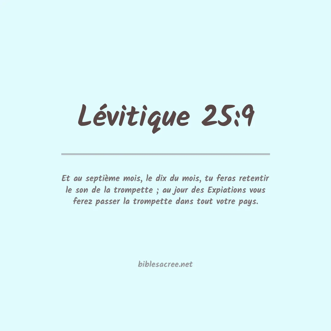 Lévitique - 25:9