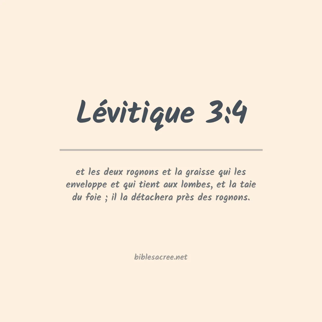 Lévitique - 3:4