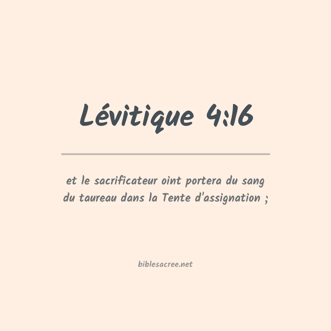 Lévitique - 4:16