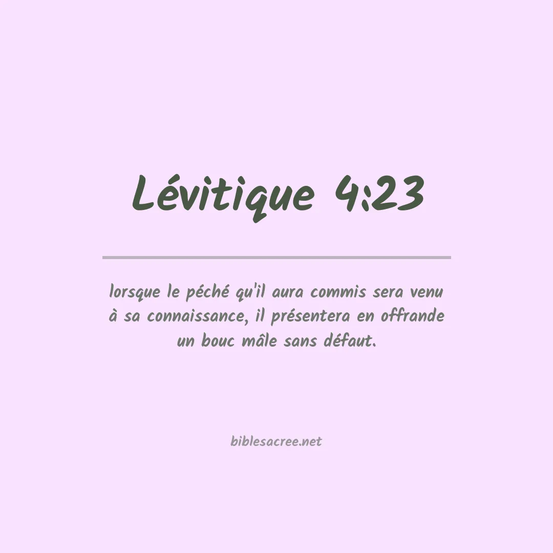 Lévitique - 4:23