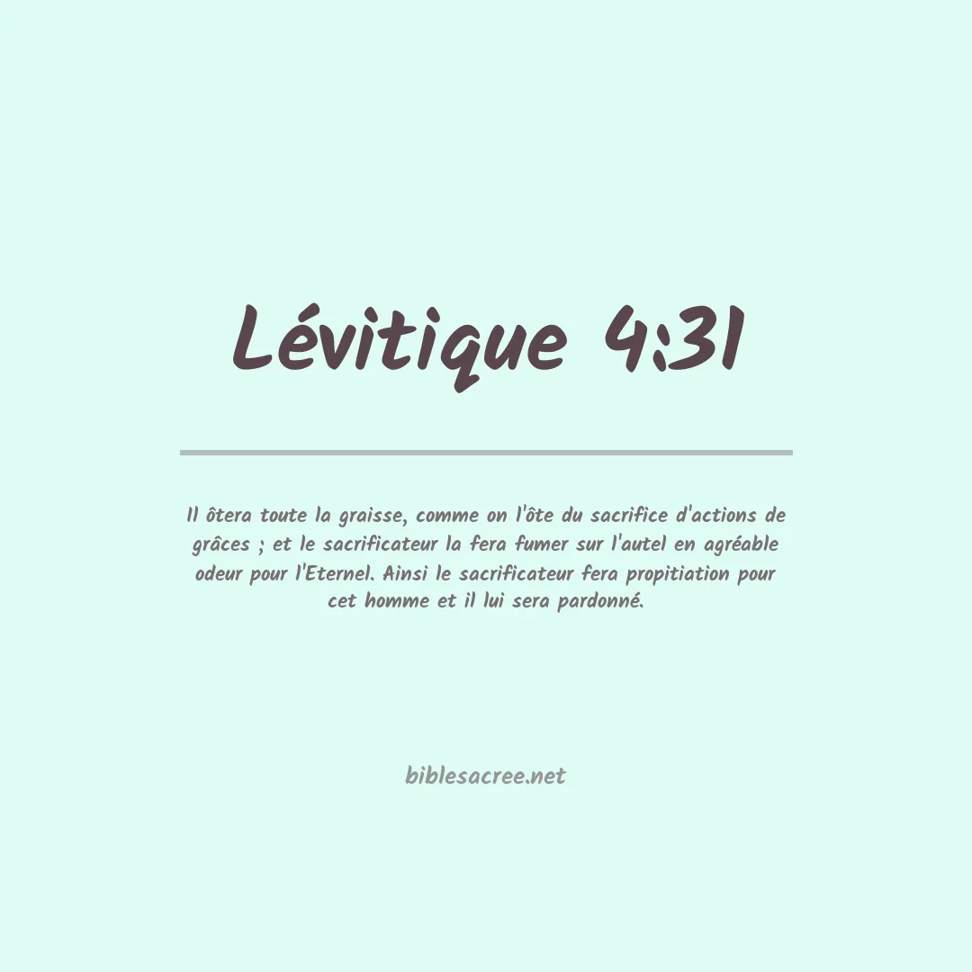Lévitique - 4:31