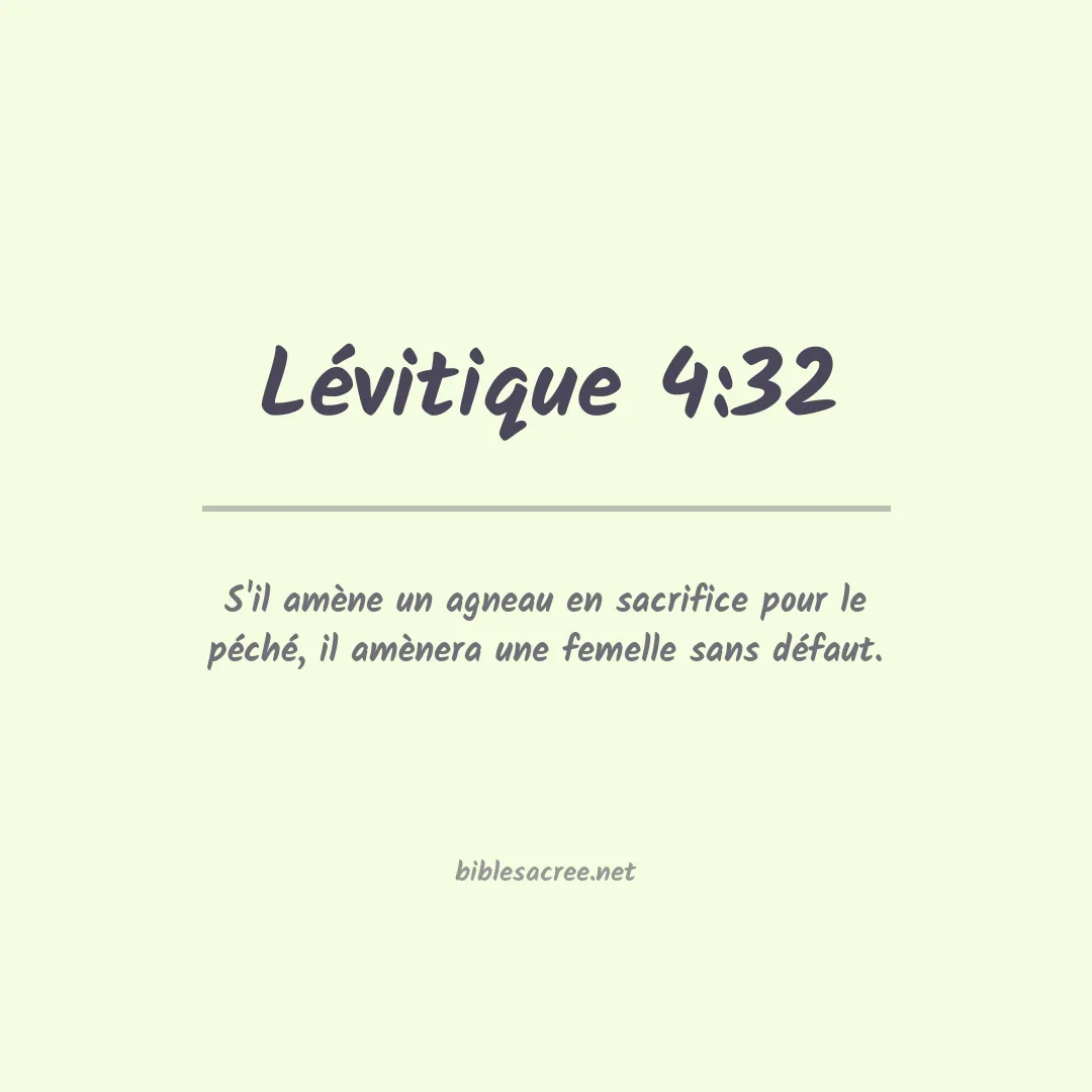 Lévitique - 4:32