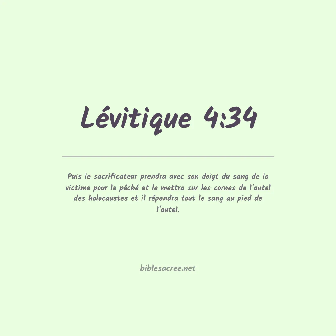 Lévitique - 4:34
