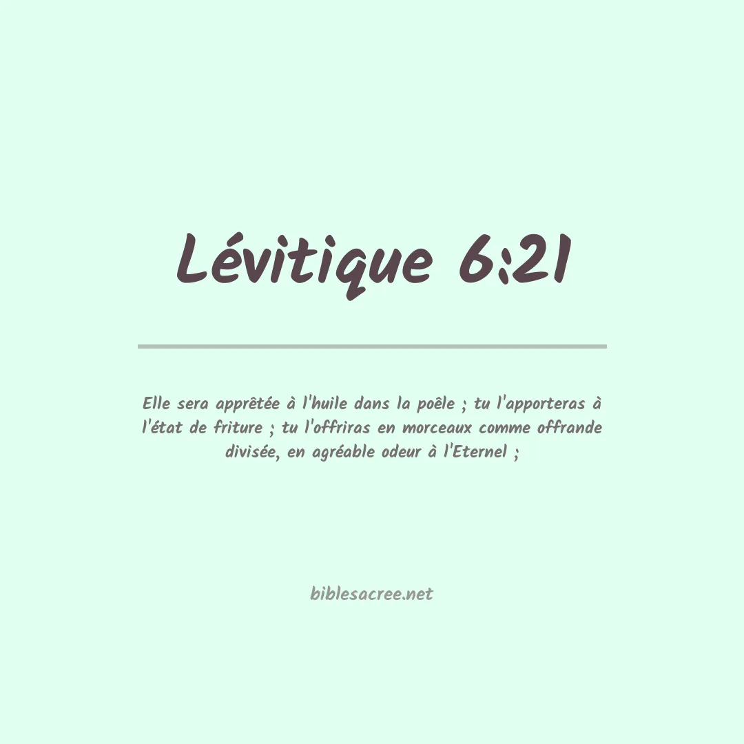 Lévitique - 6:21