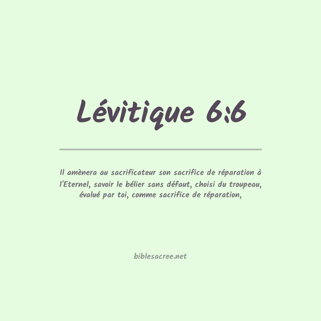 Lévitique - 6:6