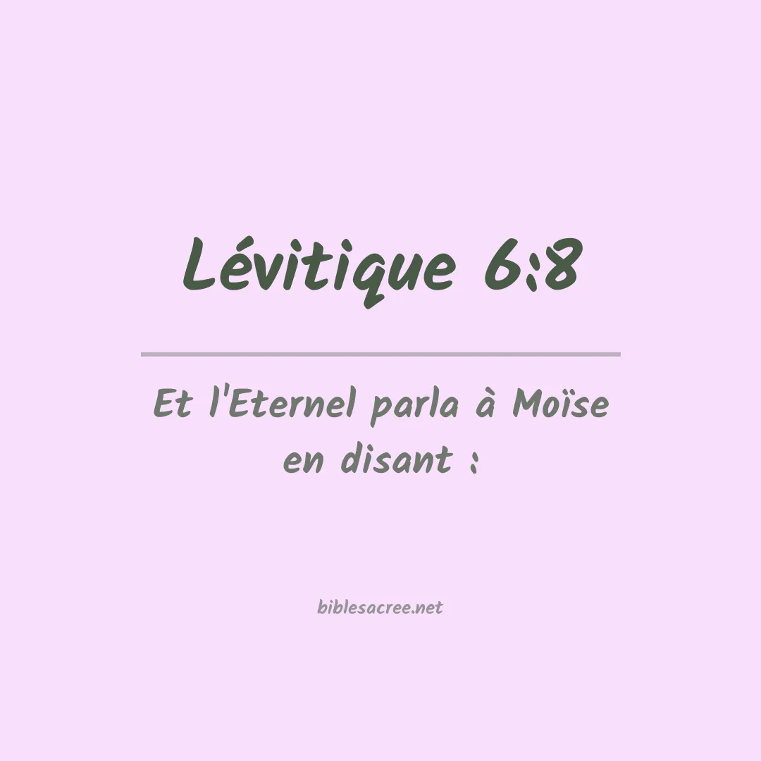 Lévitique - 6:8