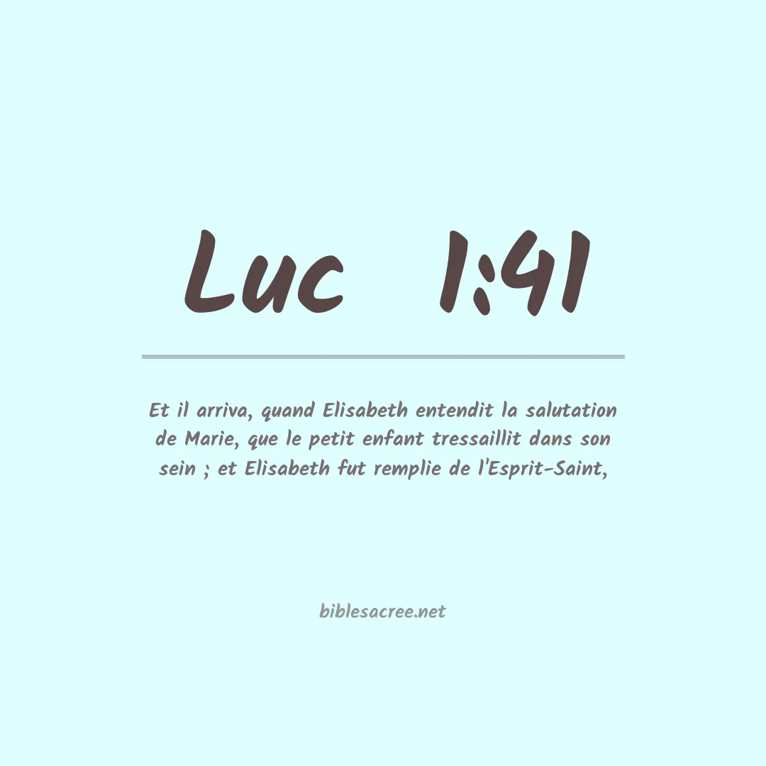 Luc  - 1:41