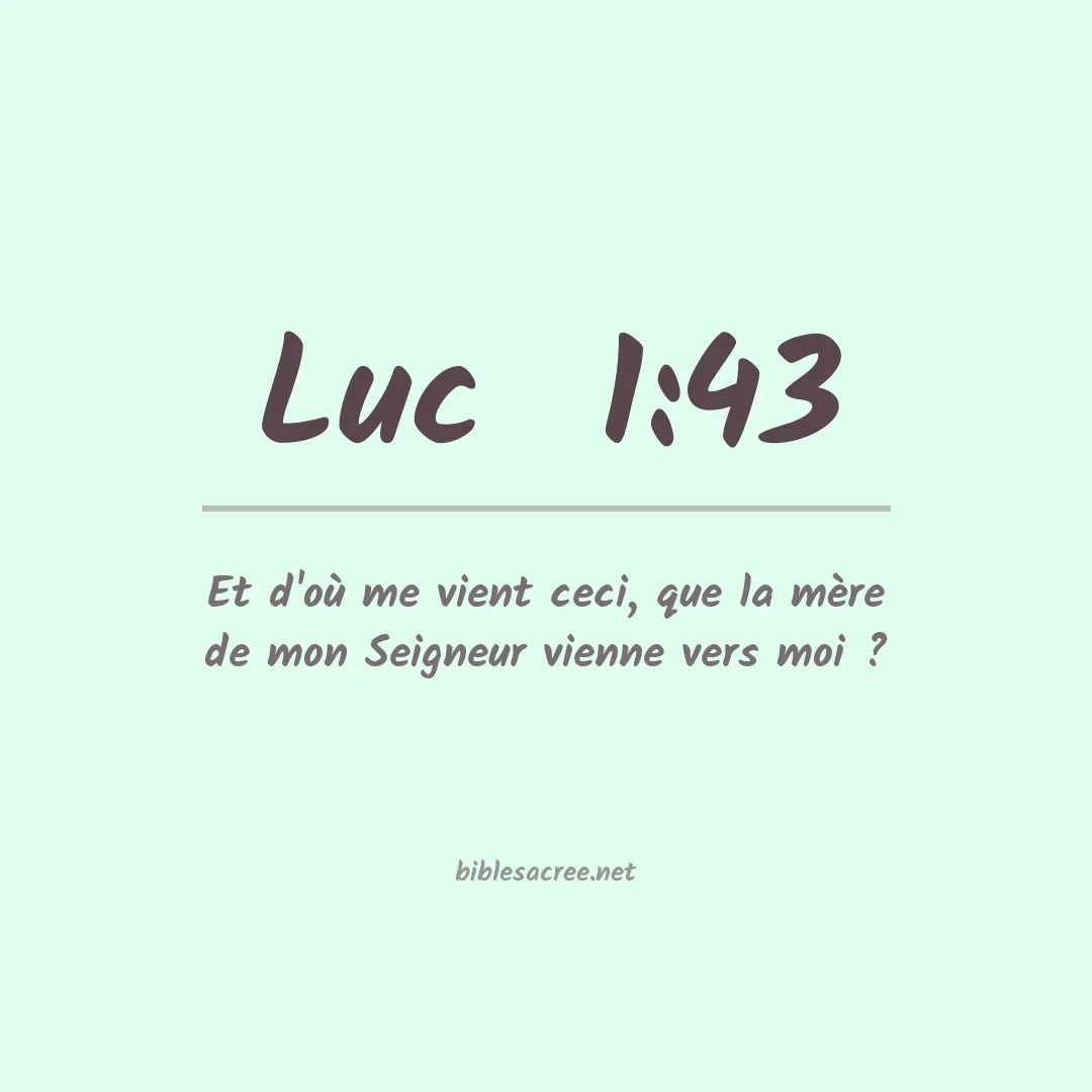 Luc  - 1:43