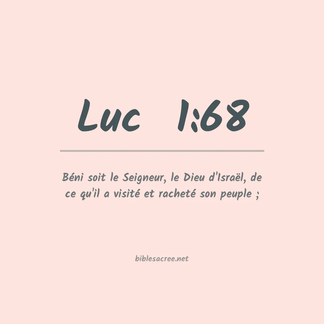 Luc  - 1:68