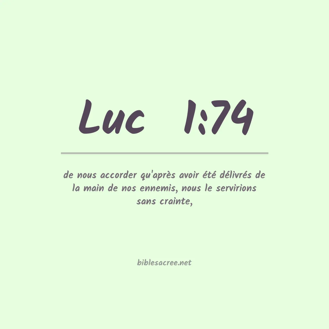 Luc  - 1:74