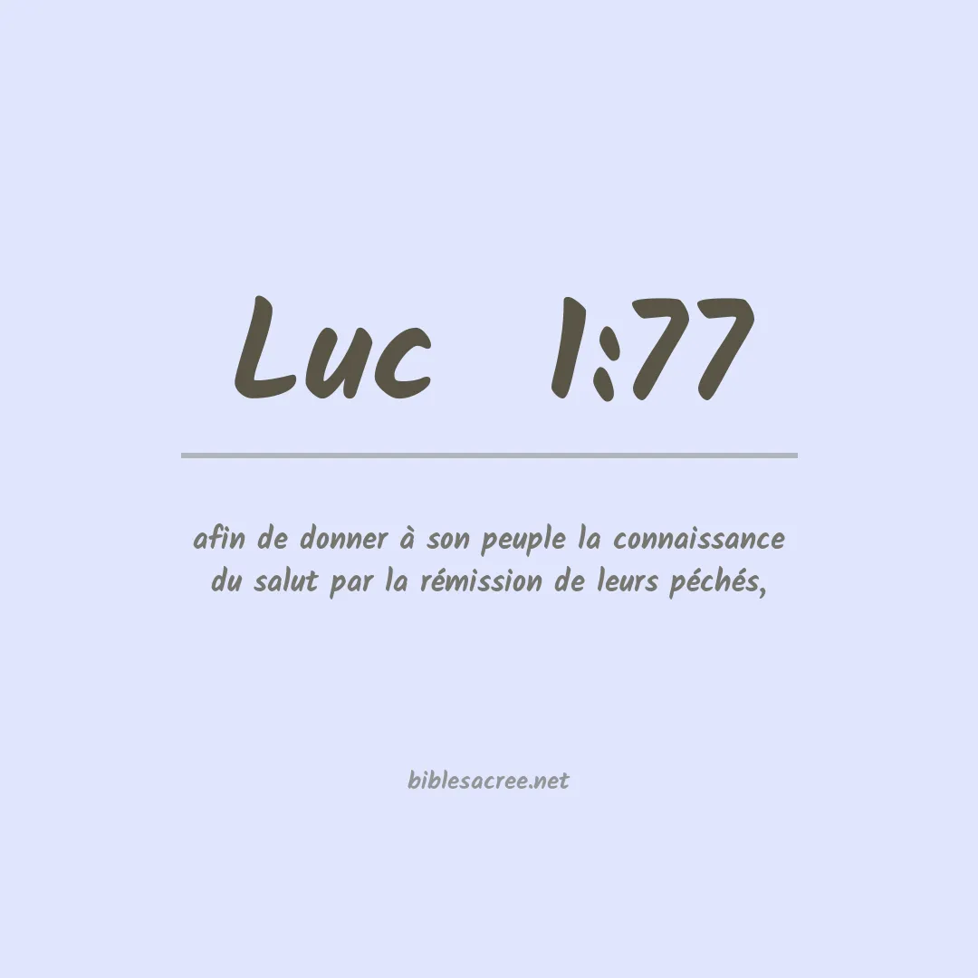 Luc  - 1:77