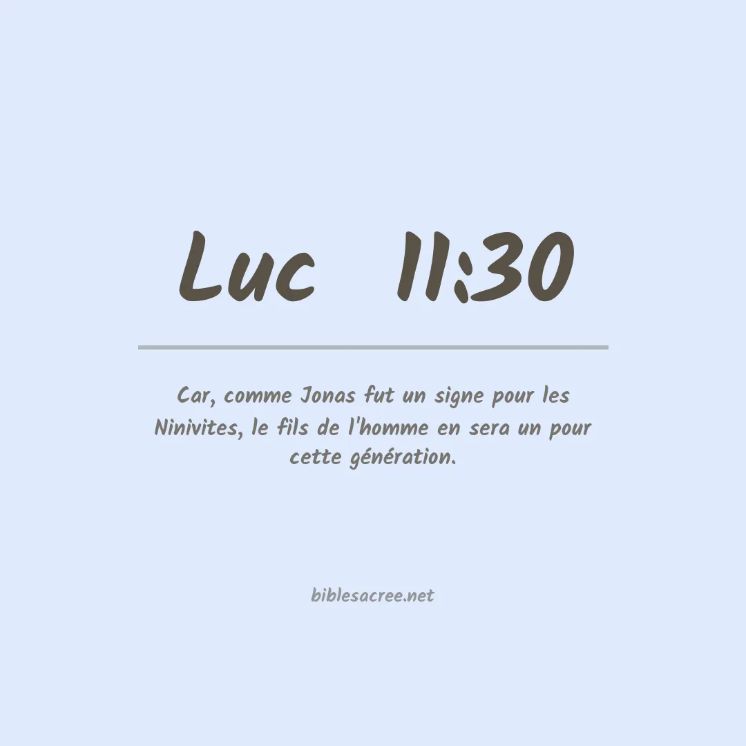 Luc  - 11:30