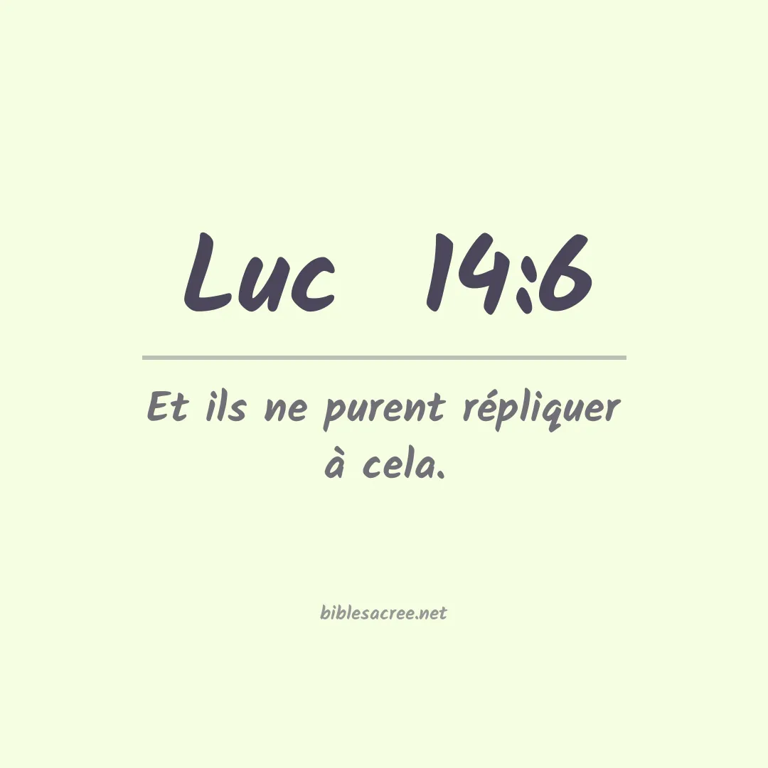 Luc  - 14:6