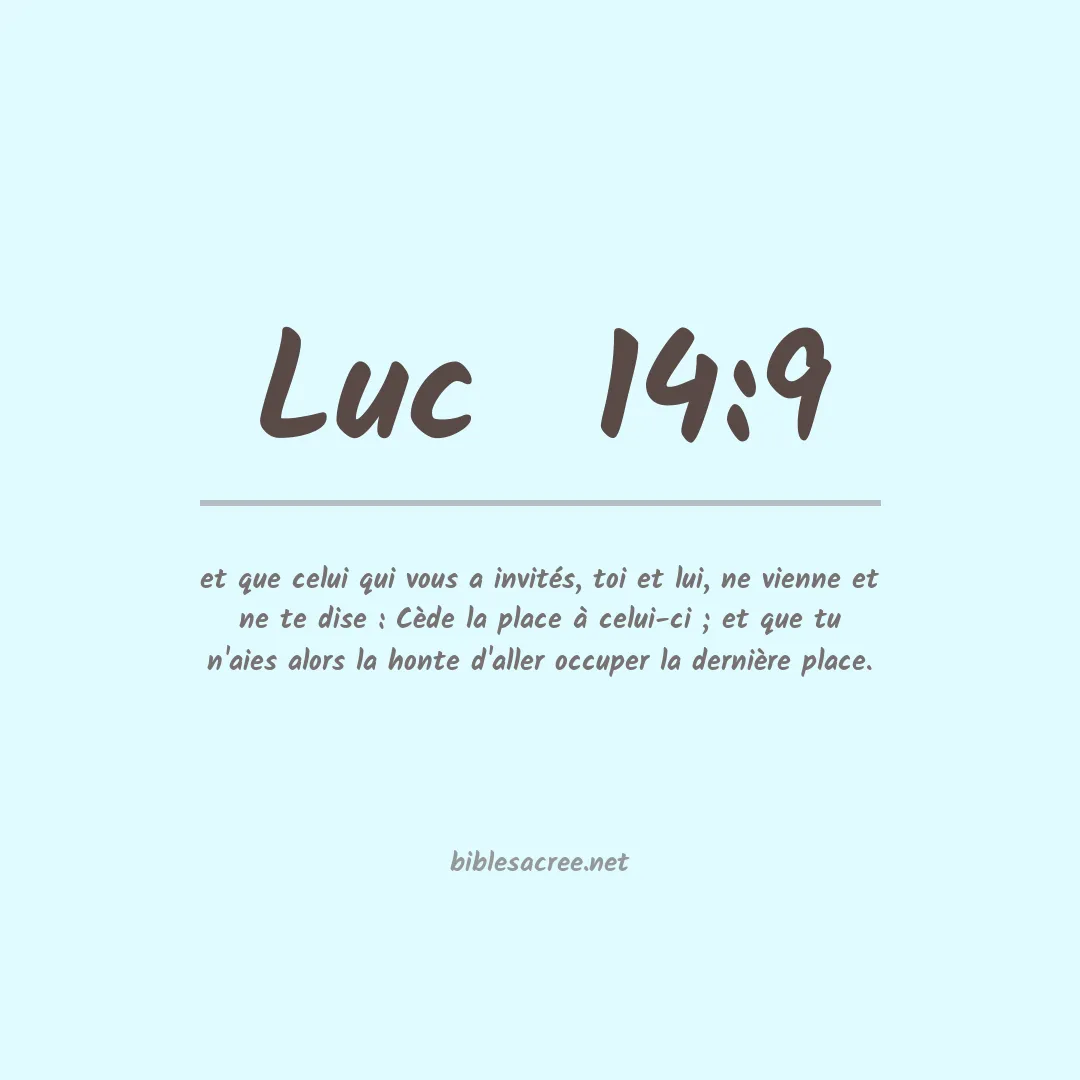 Luc  - 14:9