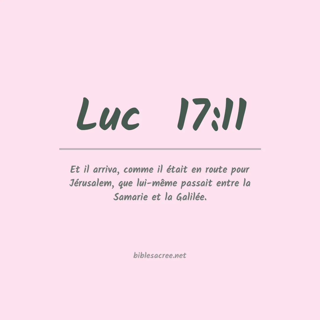 Luc  - 17:11
