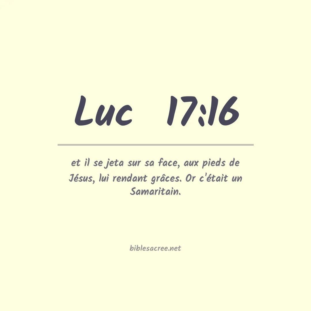 Luc  - 17:16