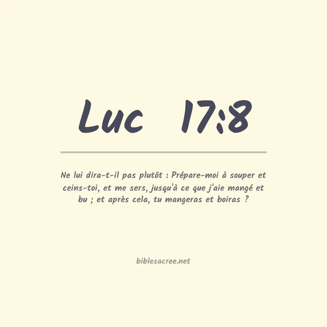 Luc - 17:8
