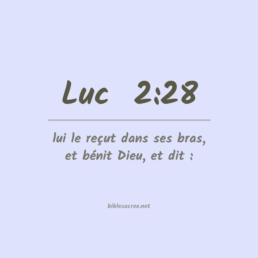 Luc  - 2:28