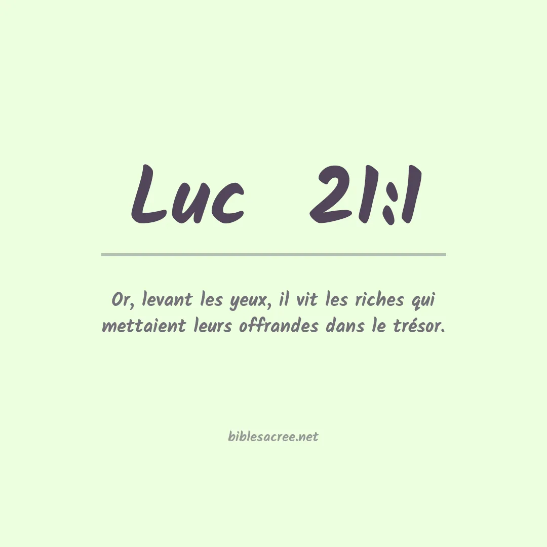 Luc  - 21:1