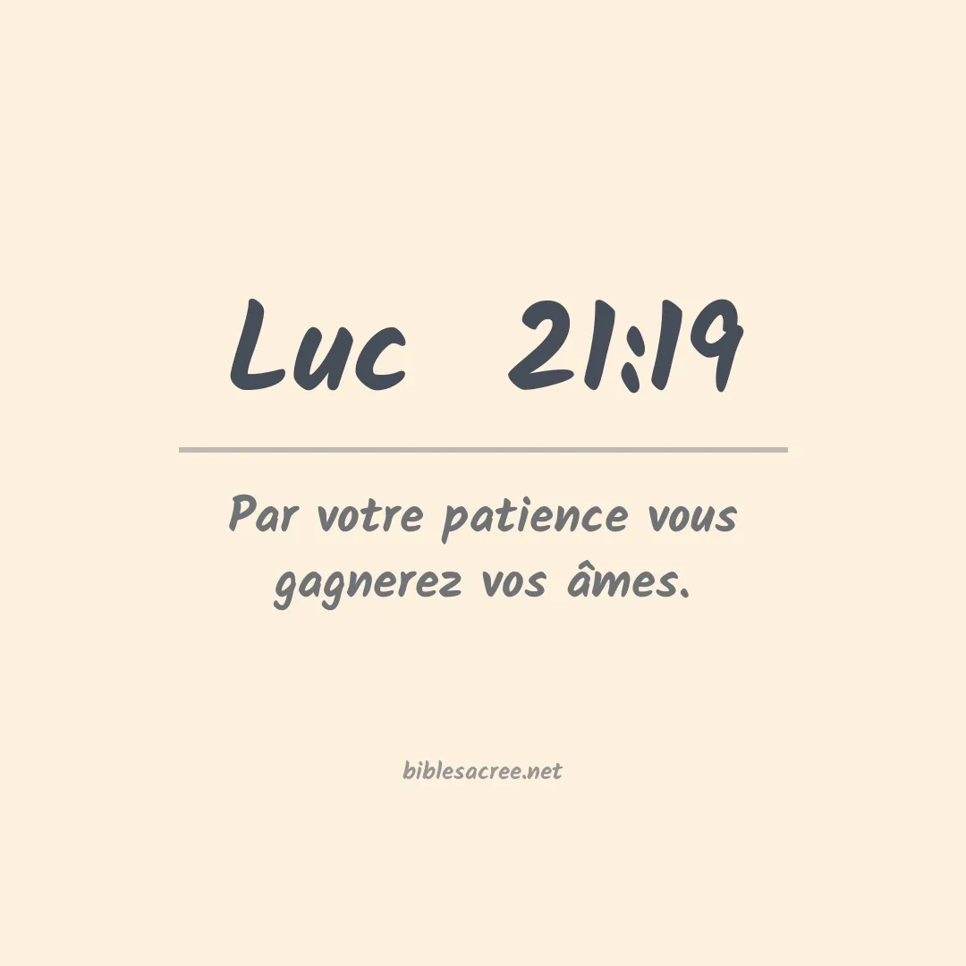 Luc  - 21:19