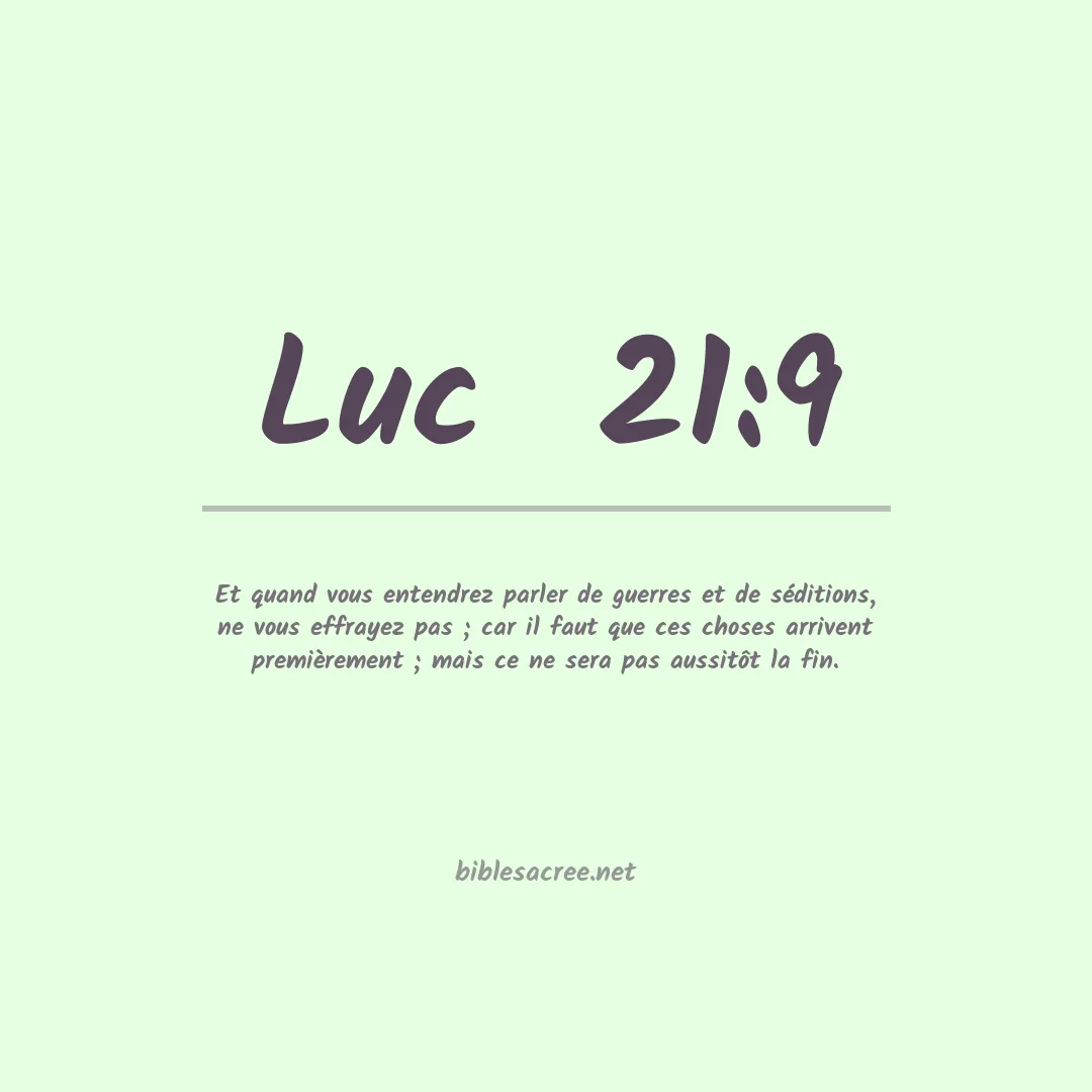 Luc  - 21:9
