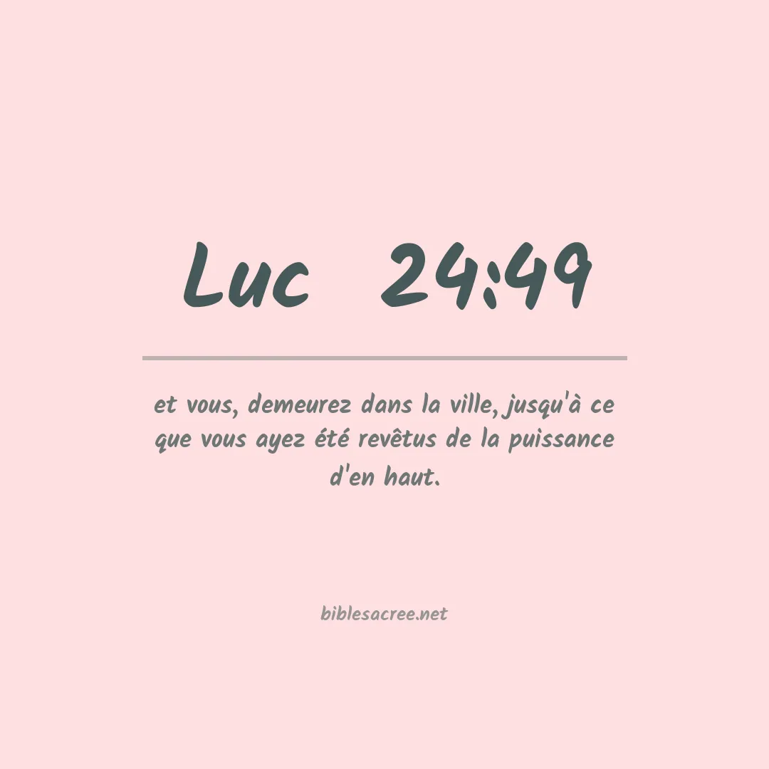 Luc - 24:49