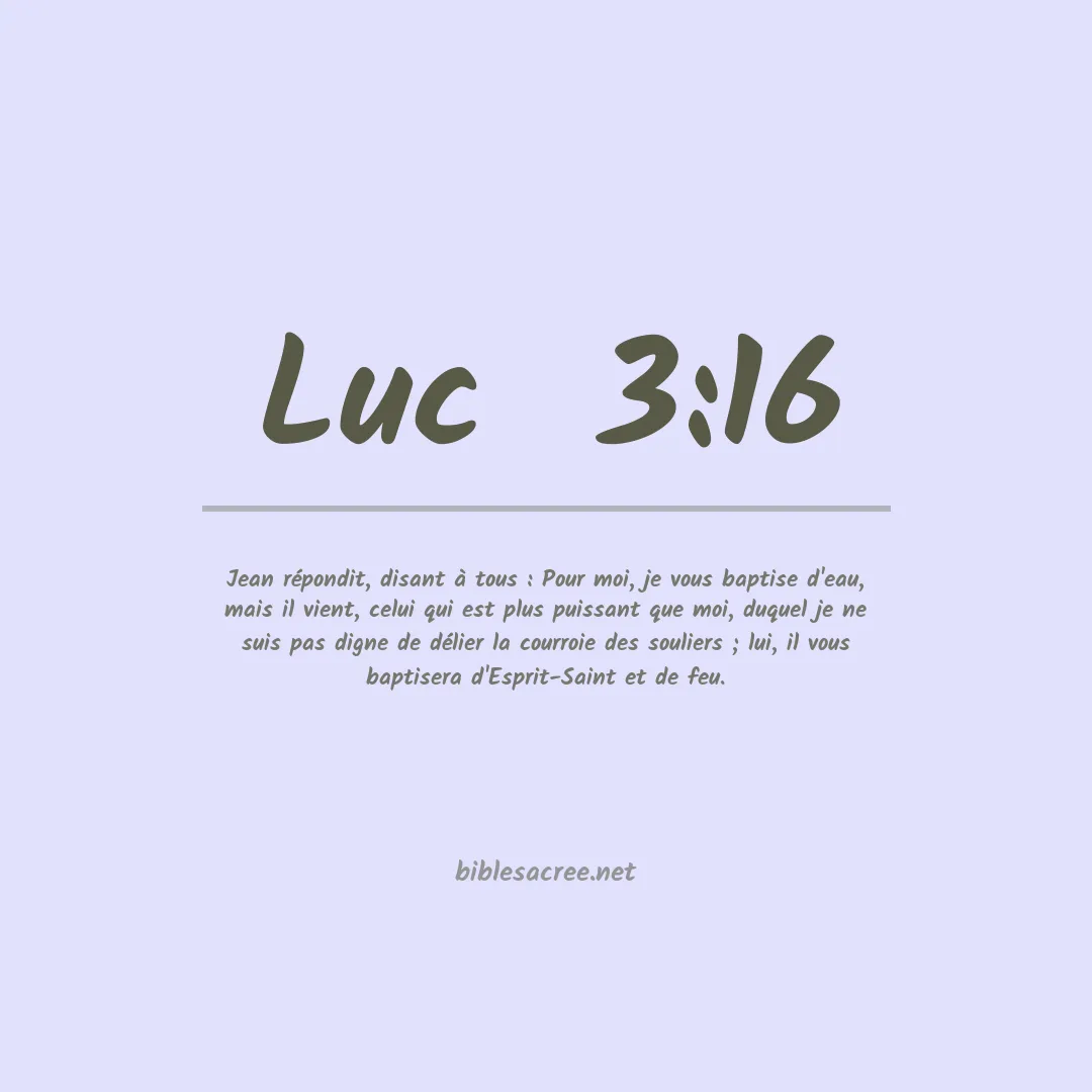 Luc  - 3:16