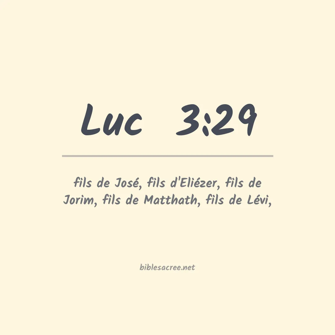 Luc  - 3:29