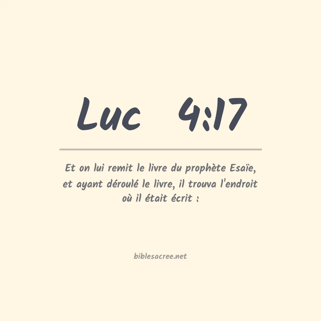 Luc - 4:17