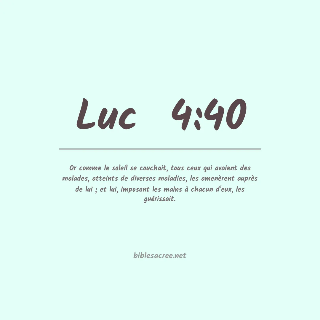 Luc  - 4:40