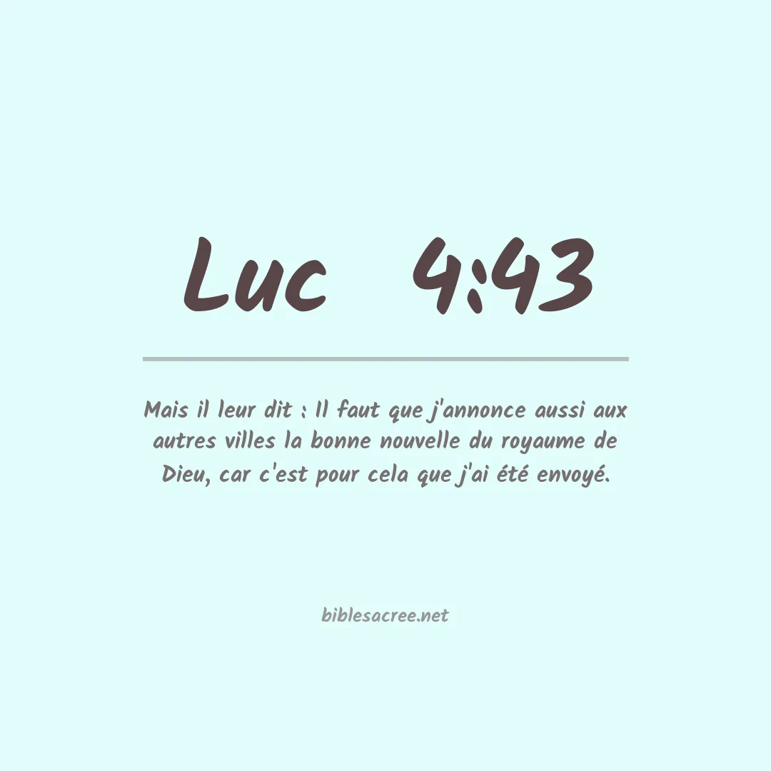 Luc  - 4:43