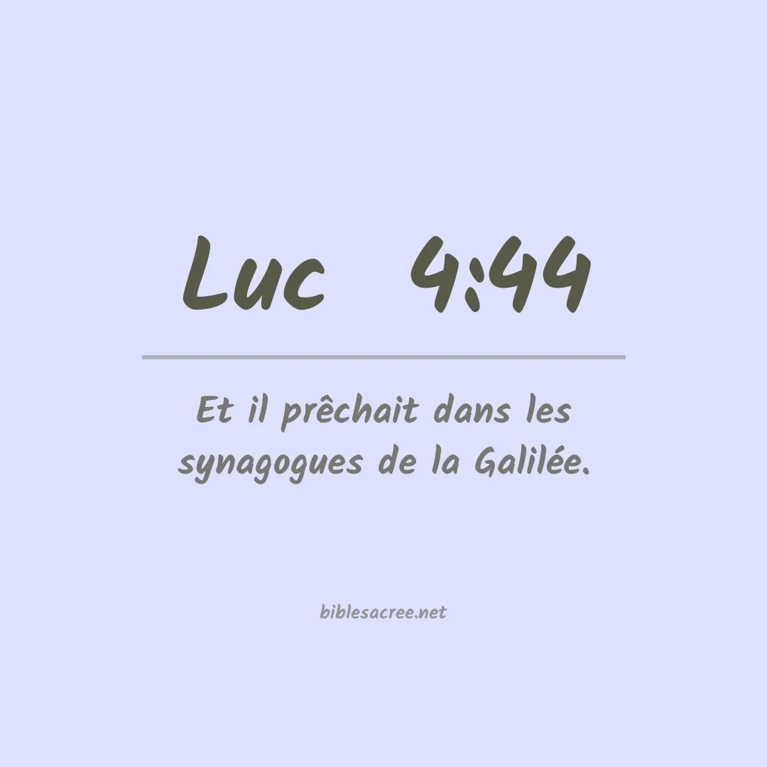 Luc  - 4:44