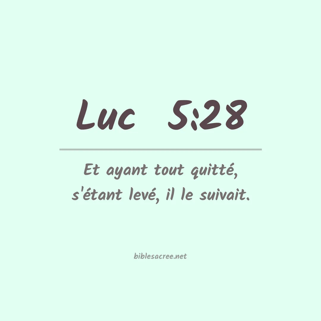 Luc  - 5:28