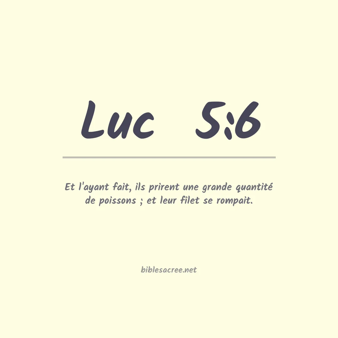 Luc - 5:6