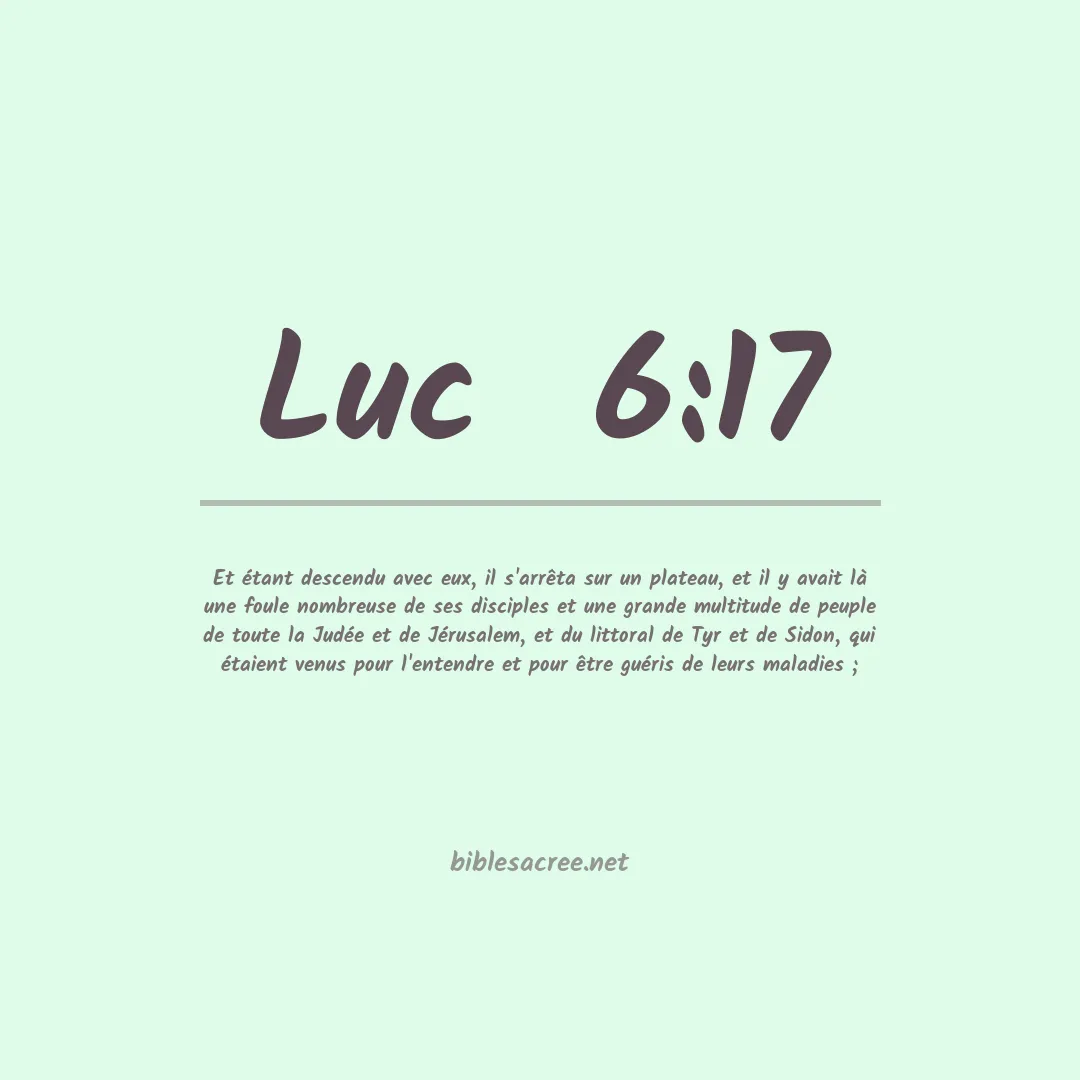 Luc  - 6:17