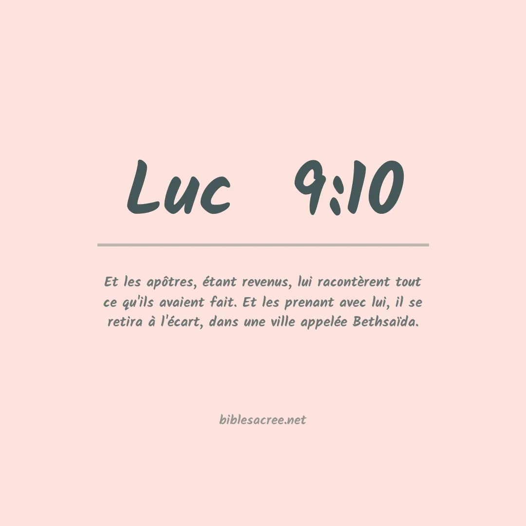 Luc  - 9:10