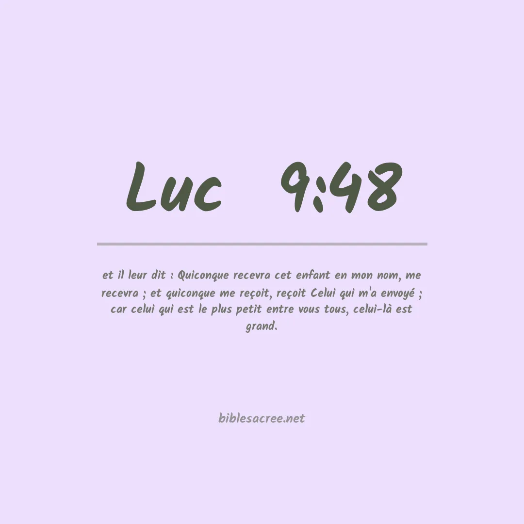Luc  - 9:48
