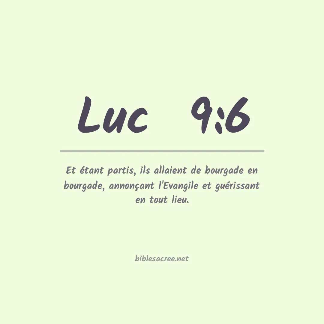 Luc  - 9:6