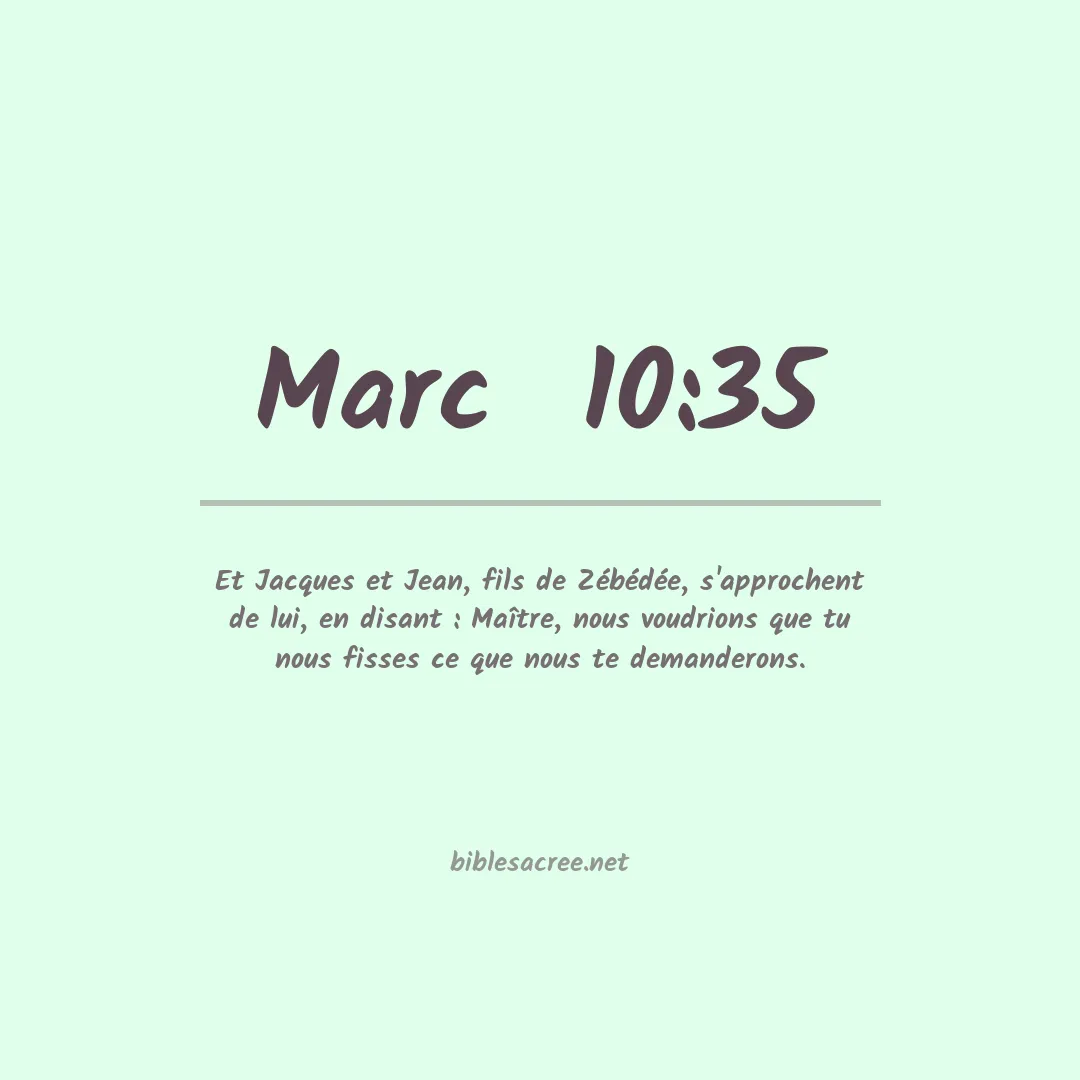 Marc  - 10:35