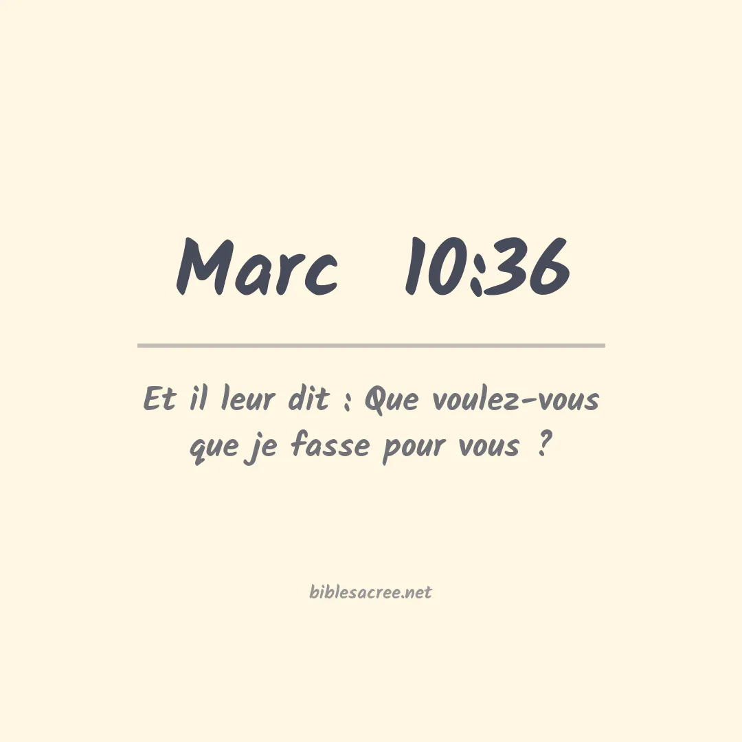 Marc  - 10:36