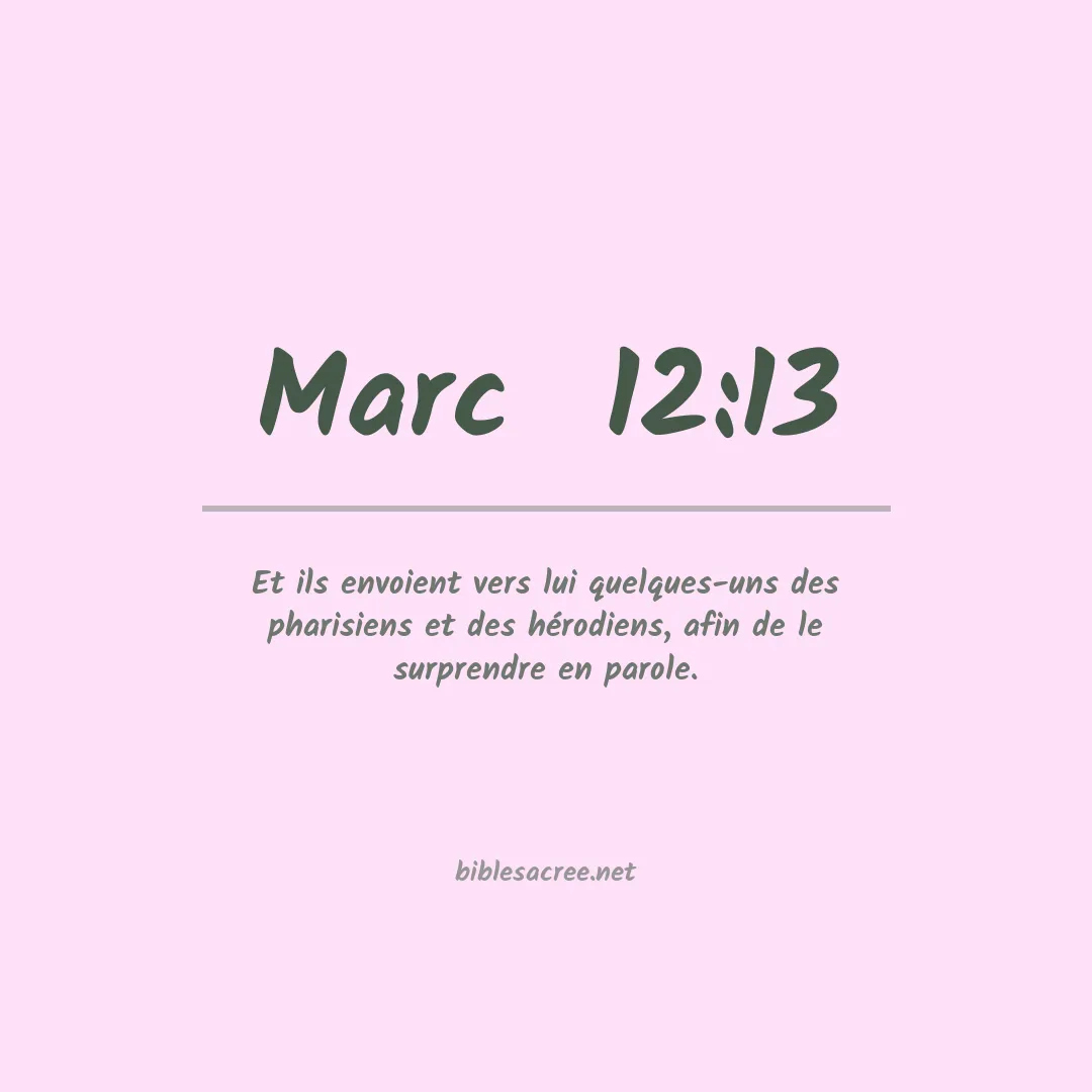 Marc  - 12:13
