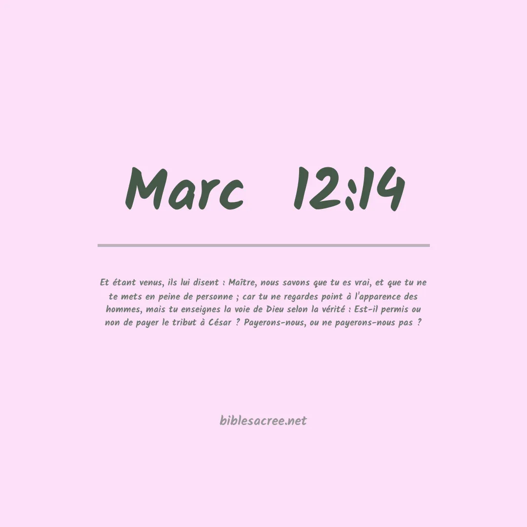 Marc  - 12:14