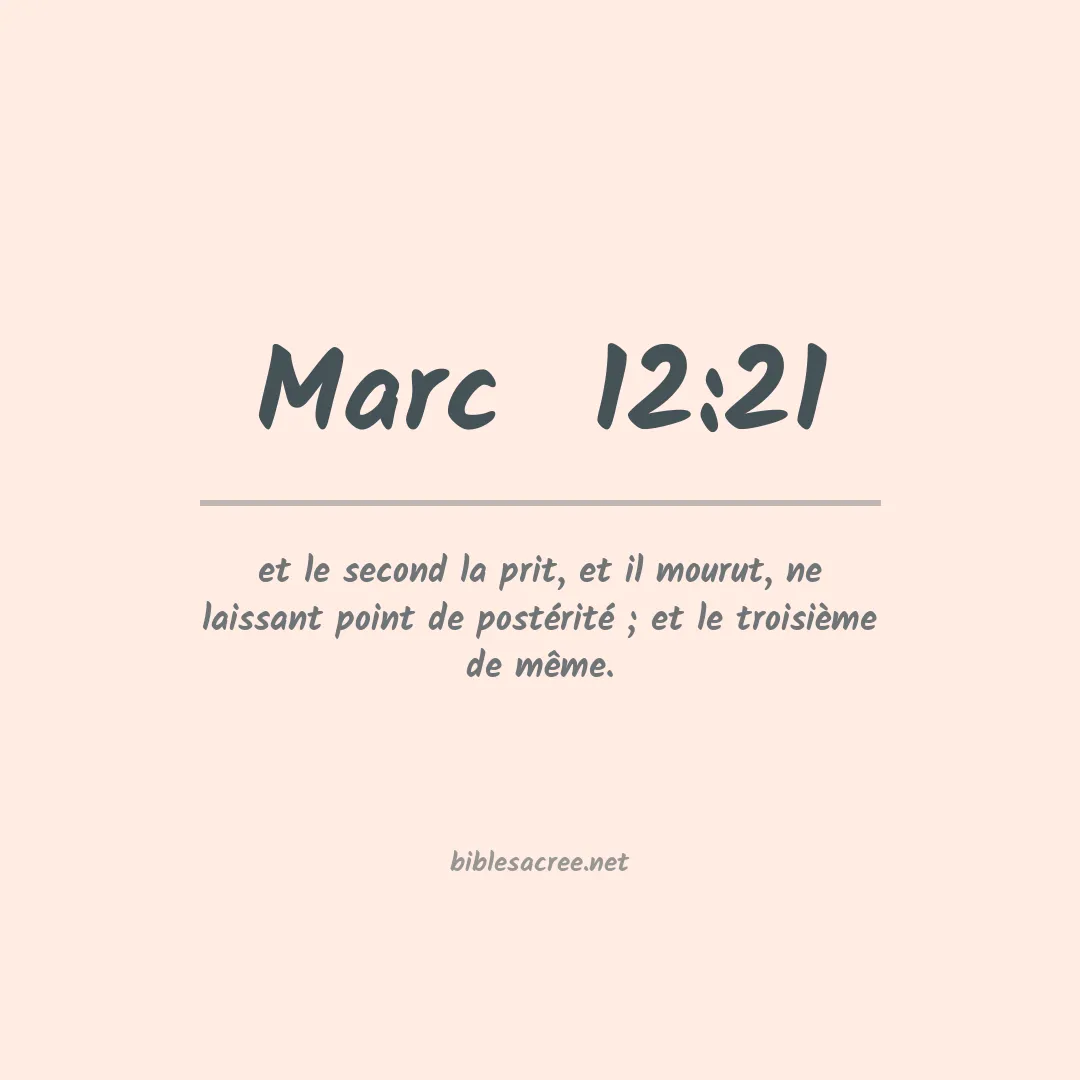 Marc  - 12:21